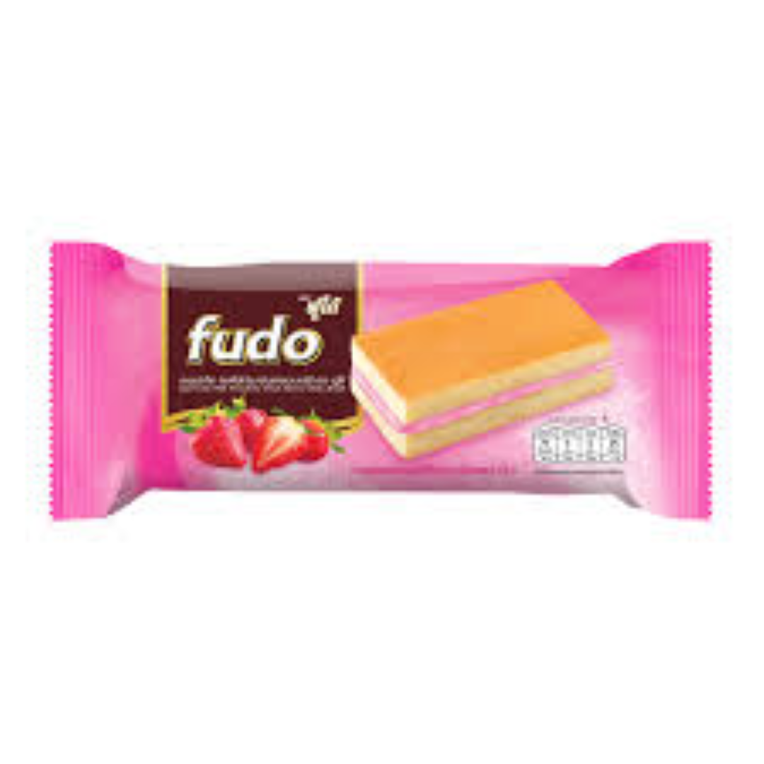 FUDO STRAWBERRY LAYER CAKE 14G*24